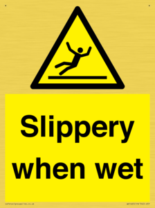 slippery when wet